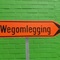 Verkeersbord F41 wegomlegging RECHTS