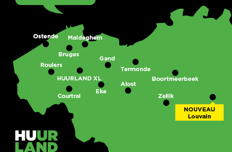 BREAKING NEWS : Huurland ouvre sa 13e succursale à Louvain