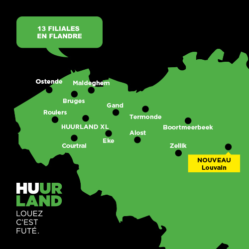 BREAKING NEWS : Huurland ouvre sa 13e succursale à Louvain BREAKING NEWS : Huurland ouvre sa 13e succursale à Louvain