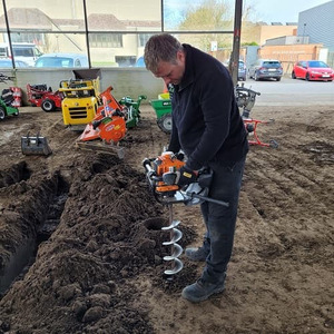 Grondboor motor tot diameter 150 mm