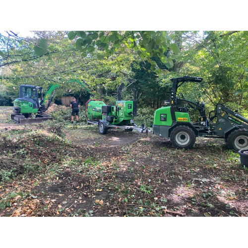 Broyeur 14cm/35CV sur remorque