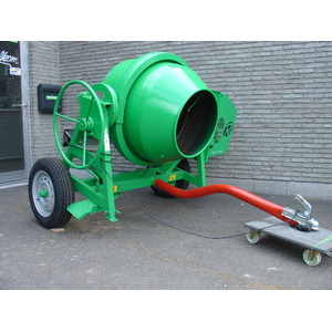 Betonmolen op trekhaak elektrisch 350L 