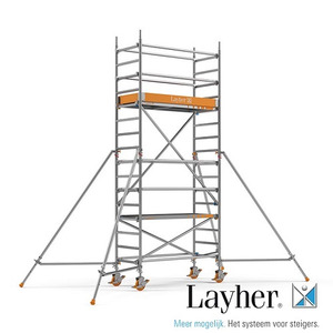 Échafaudage 180 x 80 x 1100 : HT 12,35 m