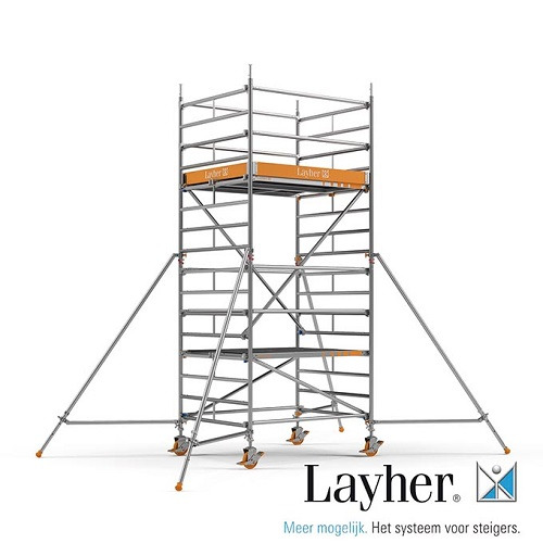 Échafaudage 180x150x500: HT 6,35m