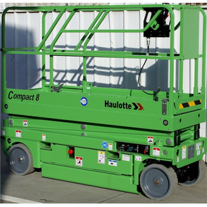 Schaarlift elektrisch 8m kort smal 230kg