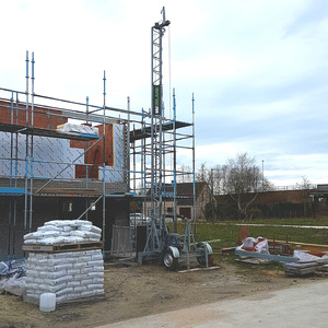 Bouwlift mastlengte 7,5 m