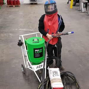 zandstraalketel 50 L