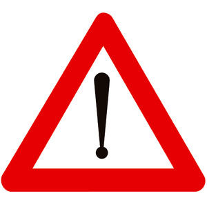 Verkeersbord A51 in-uitrit werfverkeer