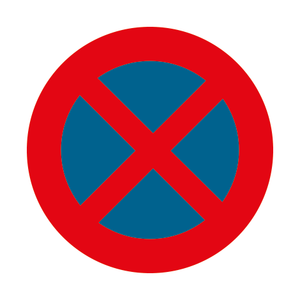 Verkeersbord E3 stilstaan/parkeerverbod