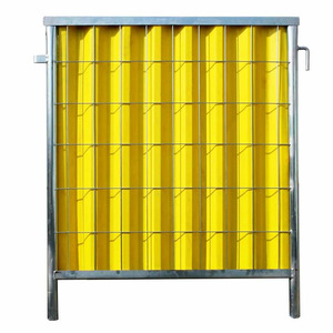 Barrière fermees 1x1.18m jaune