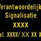 Verkeersbord verantw. signalisatie