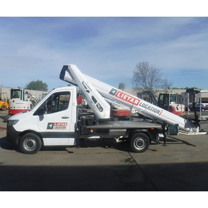 Hoogwerker op bestelwagen 29 m telescoop