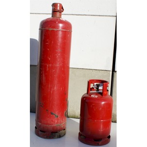 Huur propaanfles 28/33 kg - zonder gas
