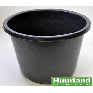 mortelkuip PVC 45L zwart