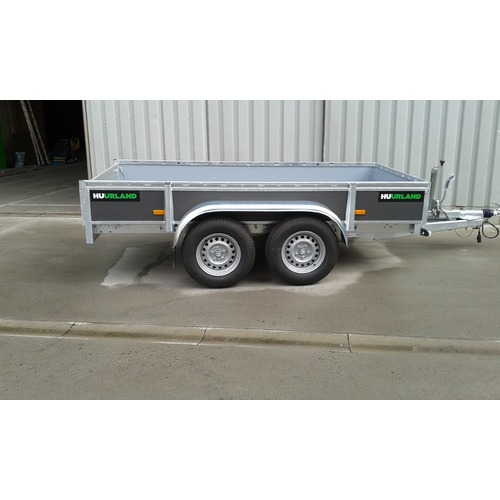 Aanhangwagen dubbelas open 2ton