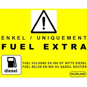 Vulling diesel EN590 (per L)