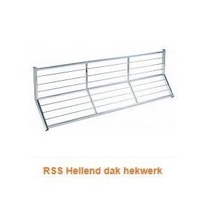 Veiligheidsleuning hellend - hek