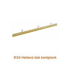 Veiligheidsleuning hellend - kantplank