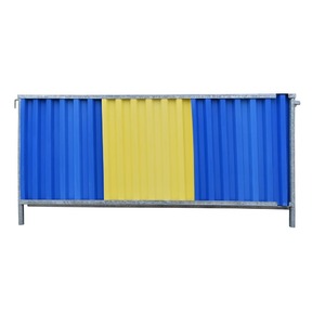 Gesloten hekwerk 2.2x1.18m blauw/geel