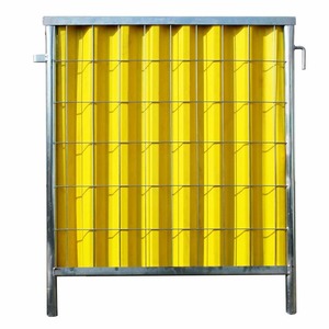 Barrière fermees 1x1.18m jaune