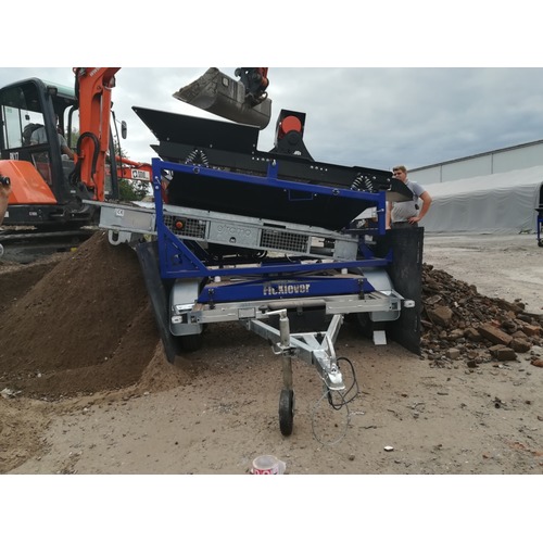 lassen stormloop tsunami Mobiele grondzeef op trailer huren bij Huurland