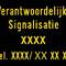 Verkeersbord verantw. signalisatie