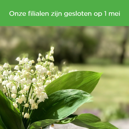 Gesloten op 1 mei