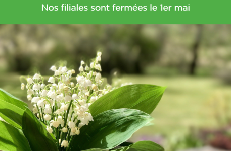 Fermé le 1 mai